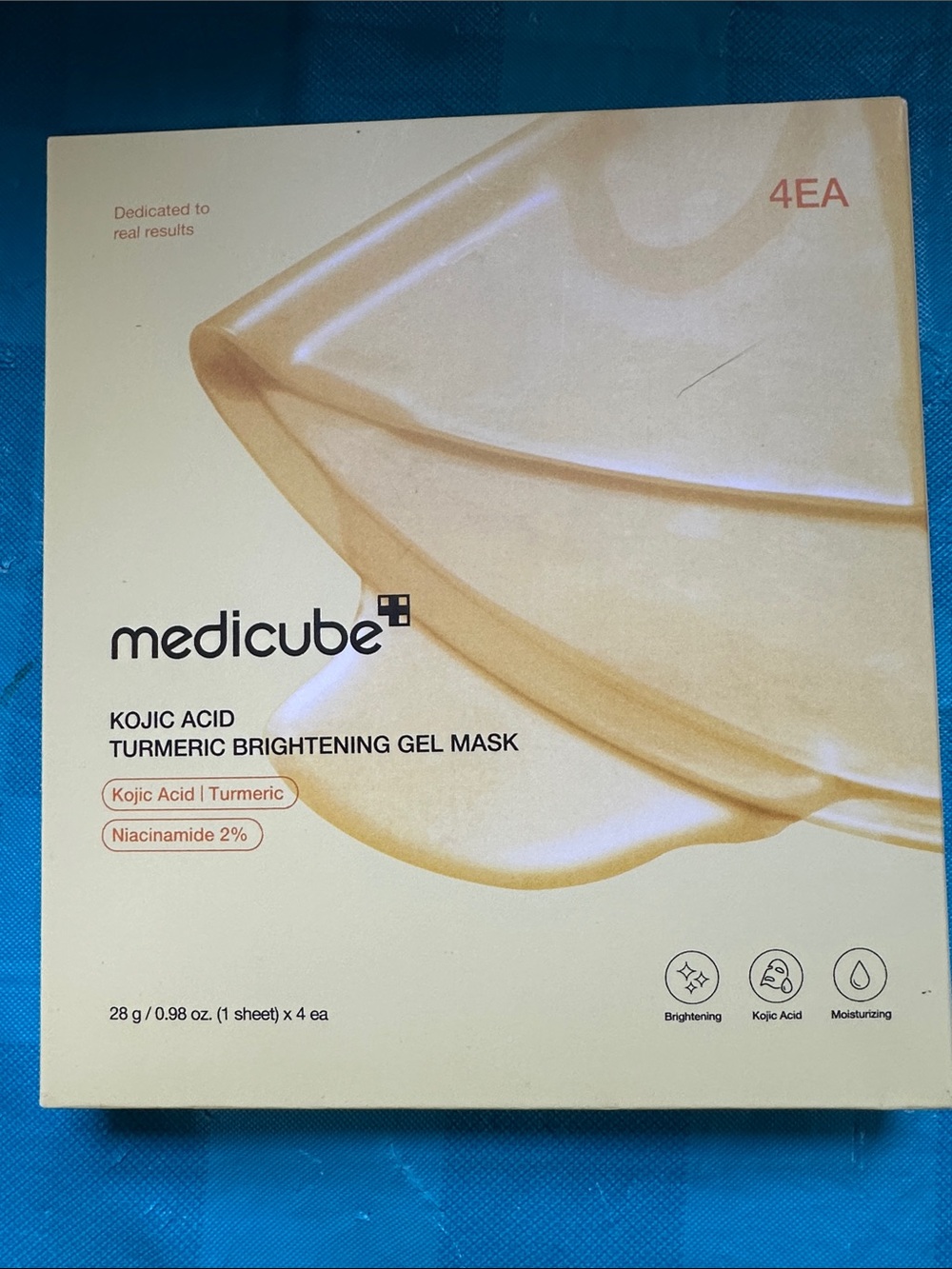 medicube Kojic Acid Turmeric Brightening Gel Mask - Cream